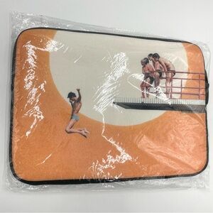 Laptop Sleeve Case Summer Scene Collage Art Diving Board Nostalgia Orange New